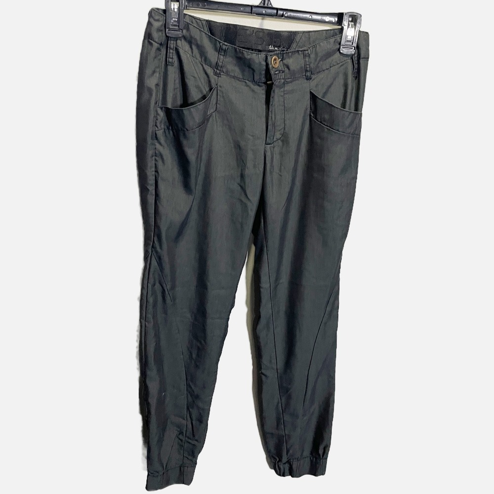 Joe's Jeans Off Duty Jogger Pants Dark Grey Utility‎ Cargo Tapered Size 25